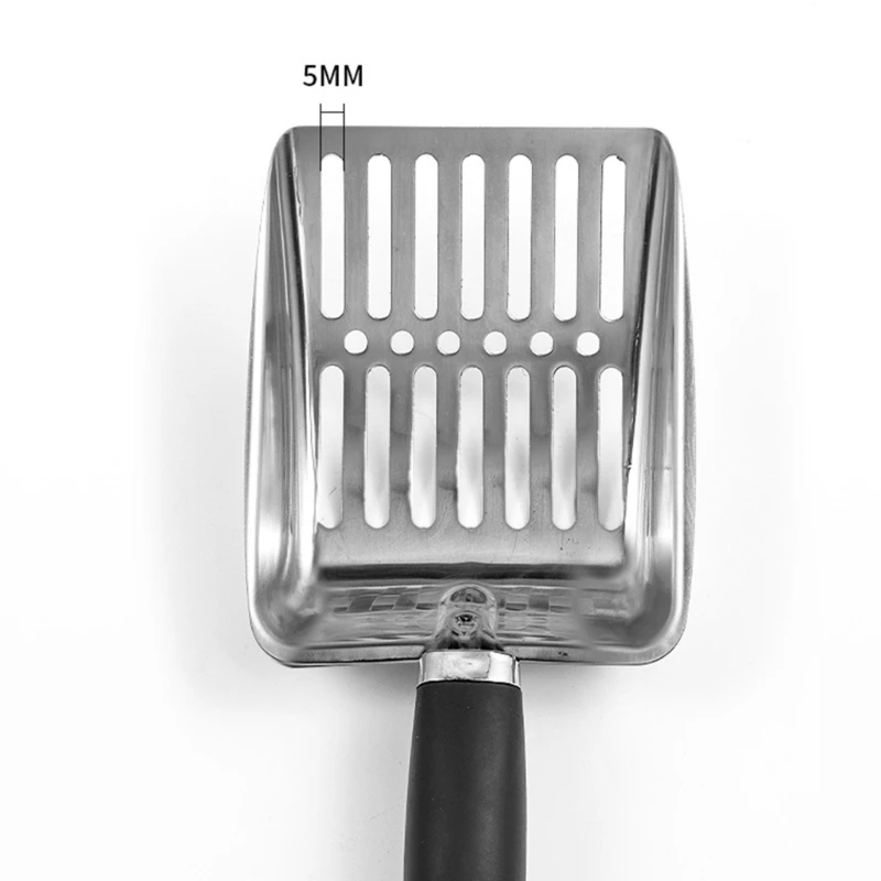 XXUB Cats Litter Scoops Metal Deep Shovel for Easy Scooping Sifting Slot Pet Supplies - Image 4