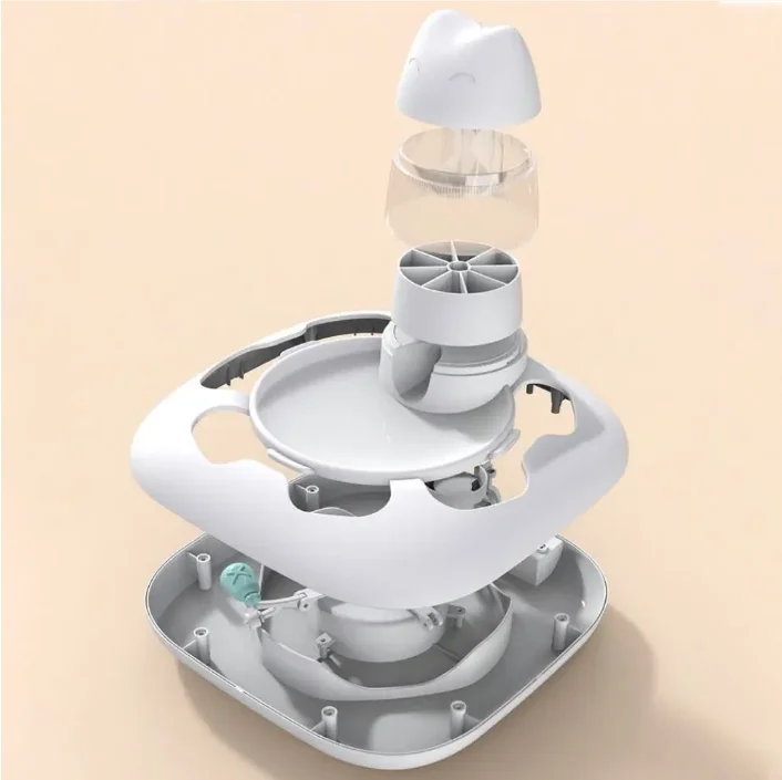 Electric Cat Treat Dispenser Toy Roller Track Rotating Automatic Pet Feeder Rounded USB Charging Smart Cat Trap Toy - Image 5