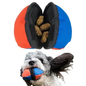 The Clam Compact Dog Treat Dispenser Toy with Clever Opening Mechanism Ideal for Interactive Dog Training Pocket-Friendly and S