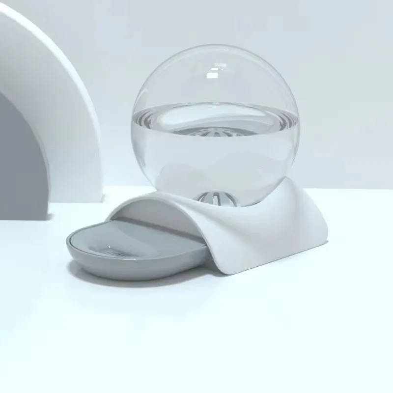 2.8L Ball Shaped Bowl Pet Cat Dog Gravity Water Dispenser Drinking Fountain Bow Large Capacity Auto Refill Anti-Spill Feeder - Image 4
