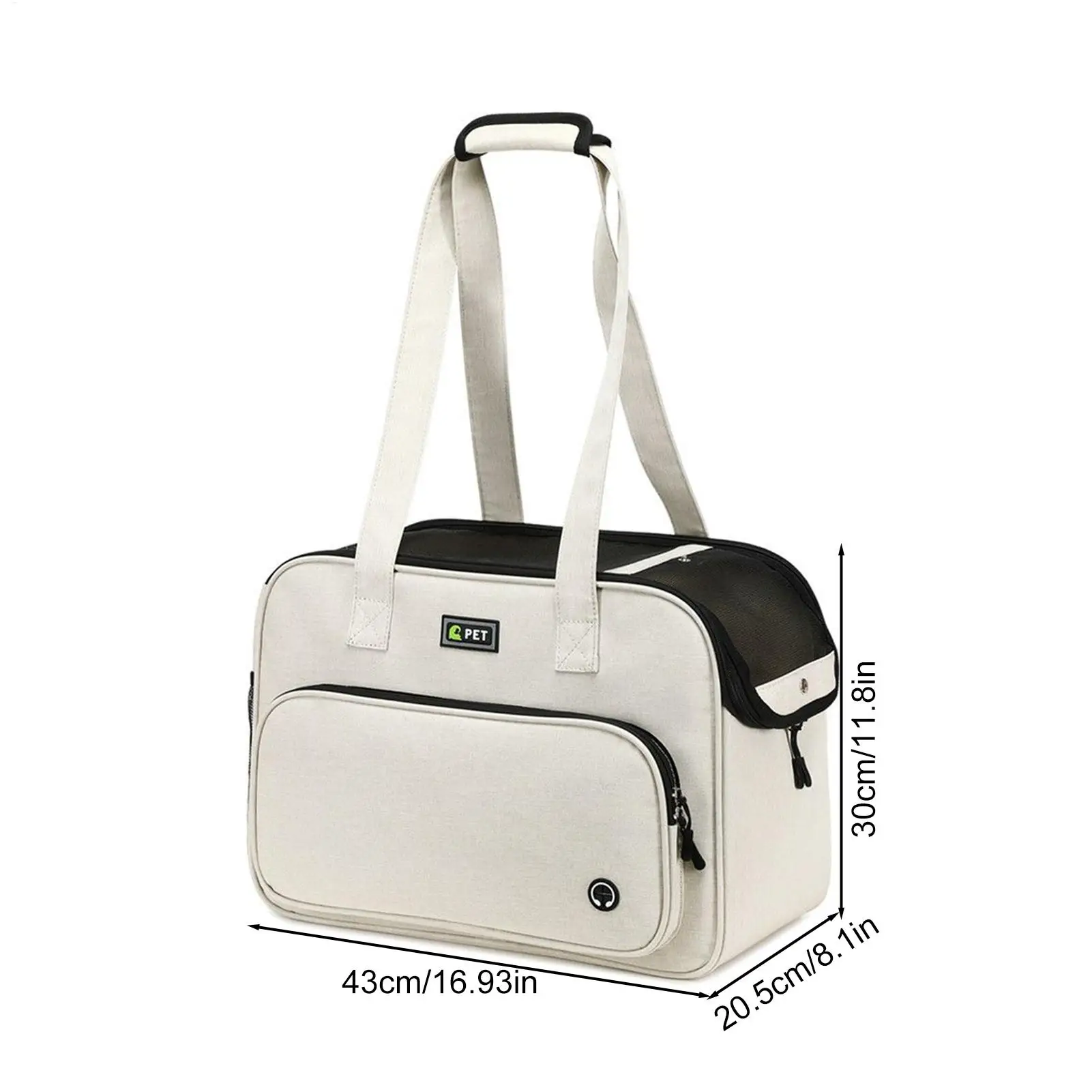 Small Dog Carrier Purse Breathable Mesh Tote With Strap Lightweight Dog Carry Tote Bag For Daily Shopping Walking Park Outing - Image 6