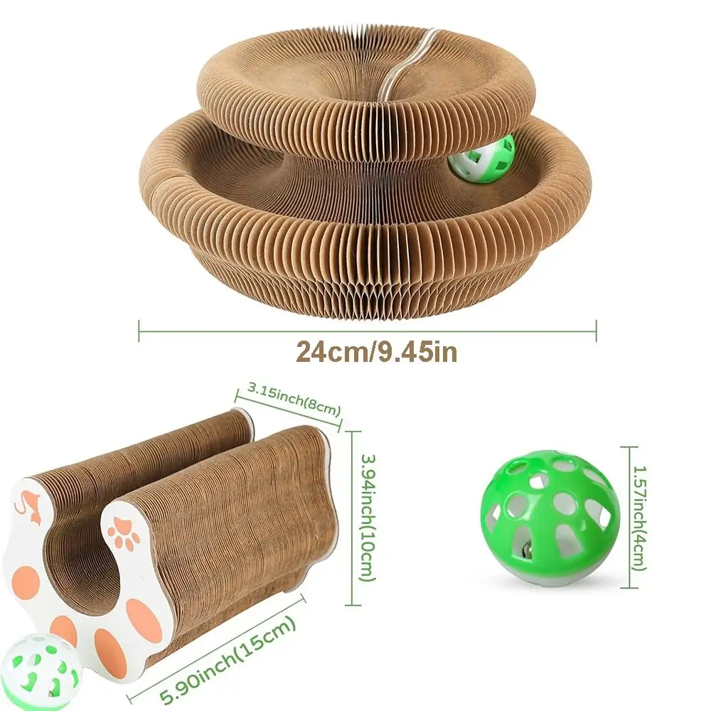 Durable Transformable Kitty Kurlz Cat Toy No Crumbs Wear-Resistant Cat Scratching Board Resistant To Scratching Cat Scratcher - Image 6