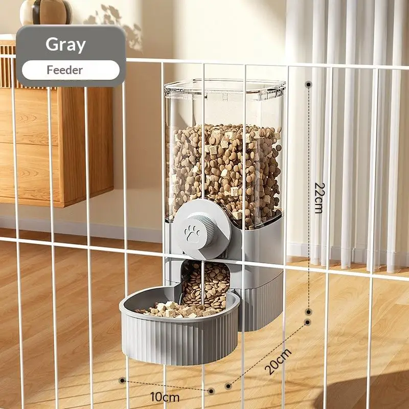 1Pc Pet Cage Hanging Water Dispenser Cat Dog Automatic Water Fountain Feeder Cage Pet Food Bowl Drinking Supply - Image 7