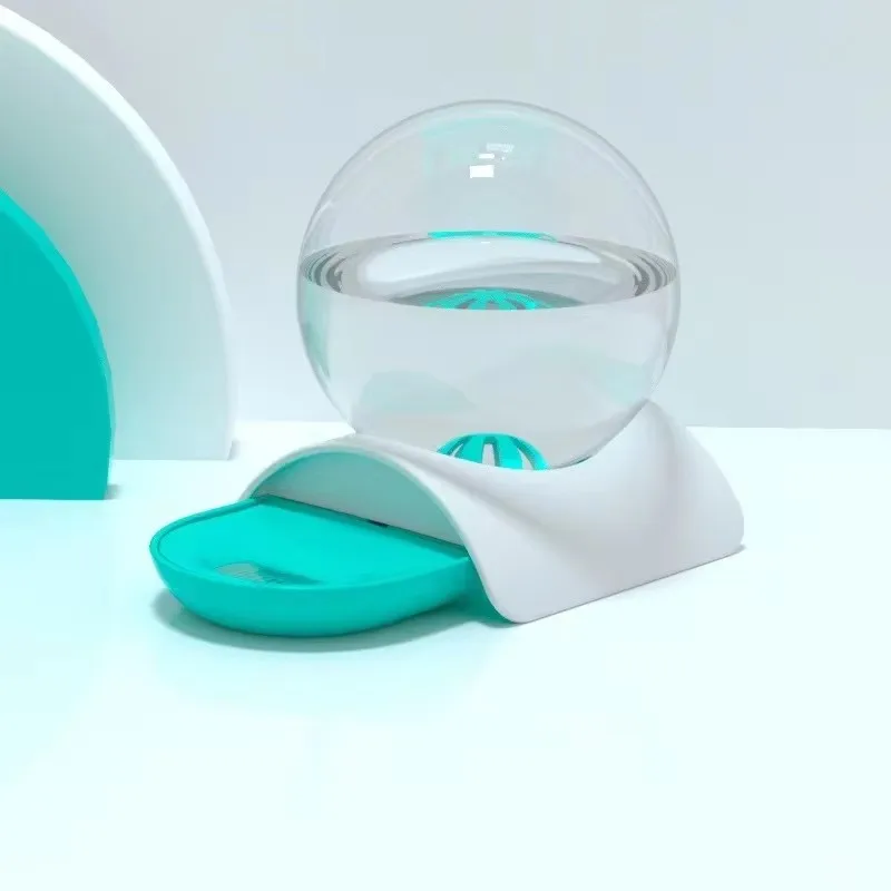 2.8L Ball Shaped Bowl Pet Cat Dog Gravity Water Dispenser Drinking Fountain Bow Large Capacity Auto Refill Anti-Spill Feeder - Image 3