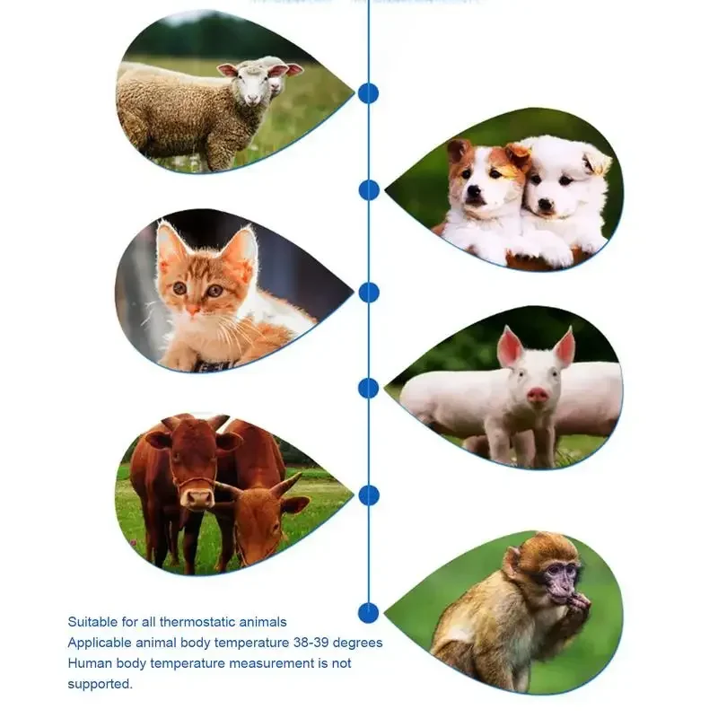 Pet Dog Cat Ear Digital Thermometer For Cats Animal Measuring, Non-Contact Electronic Animal Thermometers For Home Clinic Use - Image 5