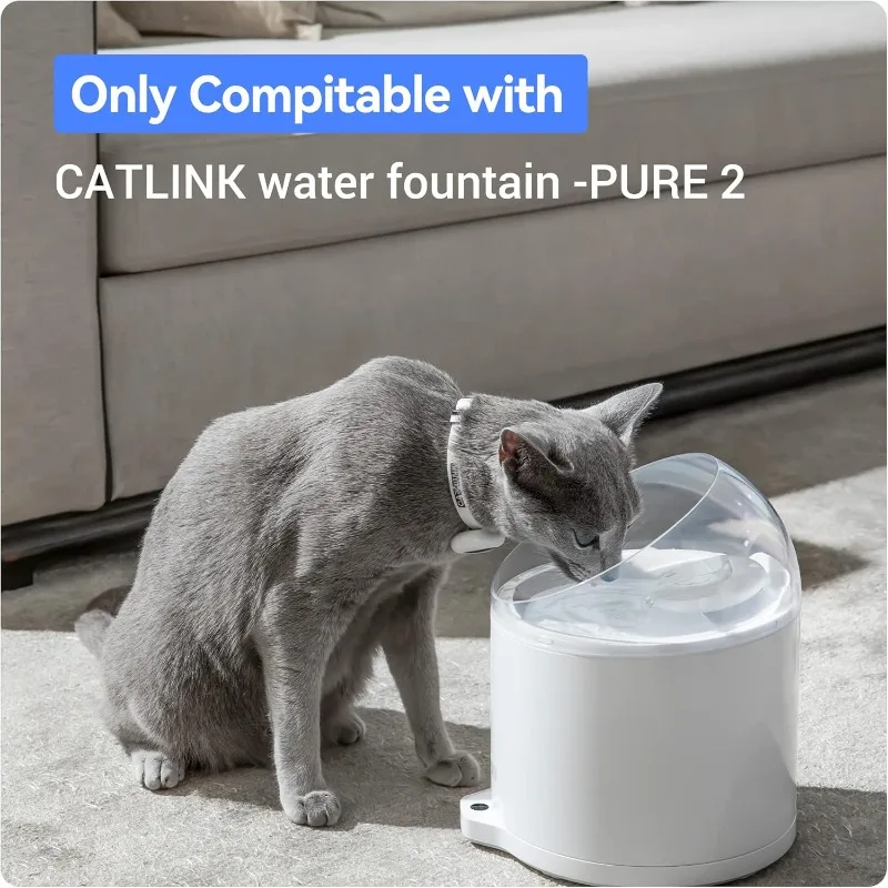 Origin catlink -2pc Filter Compatible with CATLINK Pet Drinking Fountain PURE 2, Replacement Filters for Cat Water Dispensers - Image 4