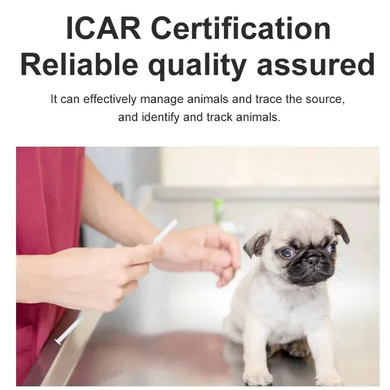 20pcs Pet Microchip 134.2KHz Animal Syringe EM4305 ID Chip ISO11784/11785 FDX-B Animal Injection Microchip For Dog Cat - Image 4