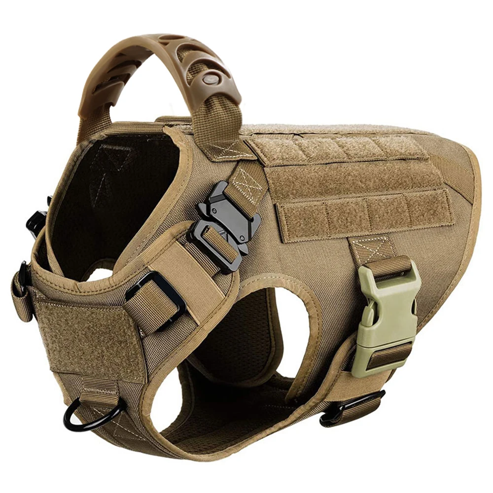 Military Large Dog Harness Pet German Shepherd Malinois Training Vest Tactical Medium Dog Harnesses Hunting For Dogs Accessories - Image 7