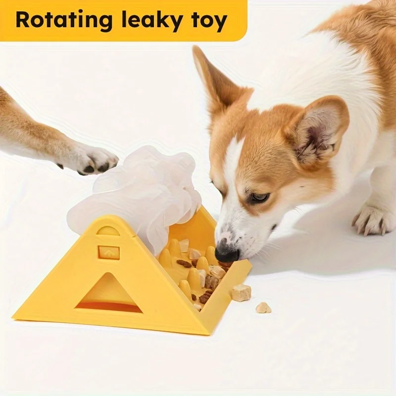 Interactive Dog Toys Food Dispenser Toy - Puzzle Feeder with Leak-Proof Design Slow-Feeding Design Durable PP Material for Dogs - Image 5