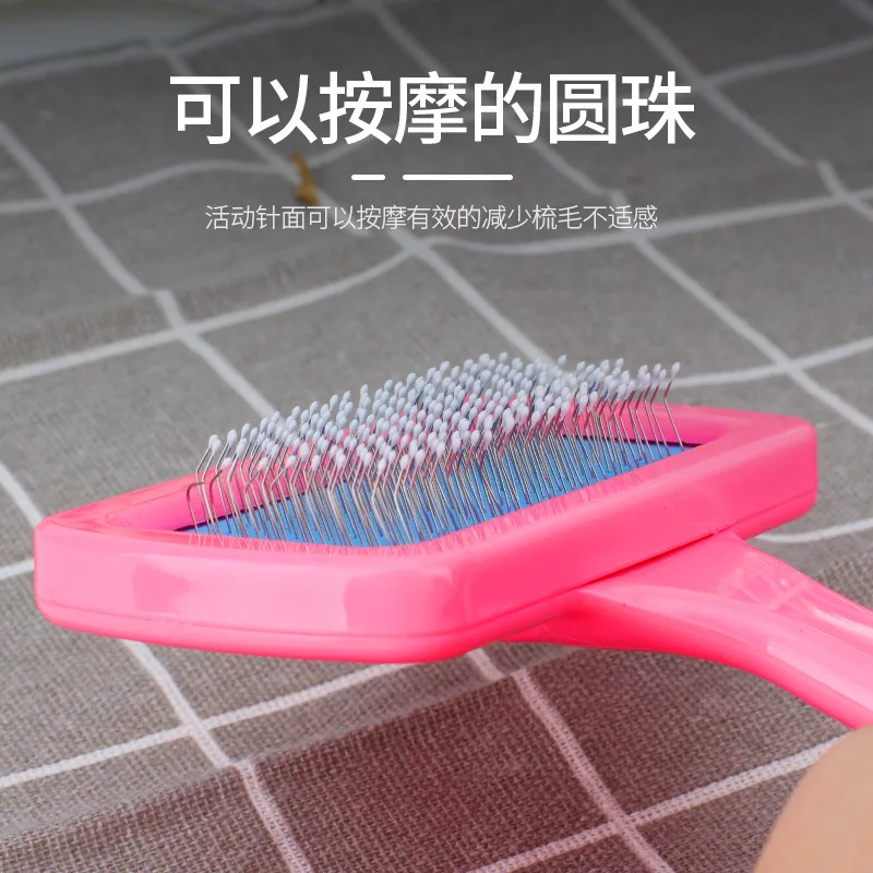 Pet Rabbit Brush Grooming Comb Dutch Pig Dogs Combs Dry Cleaning Brushes Guinea Pig Peines Pets Grooming Needle Comb for Rabbits - Image 4
