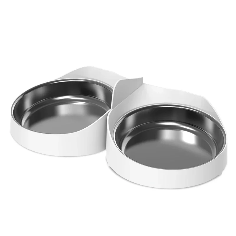 ROJECO Only Stainless Steel Single & Double Bowl Accessories For 4L Automatic Pet Feeder Cat Food Dispenser Without Pet Feeder - Image 8