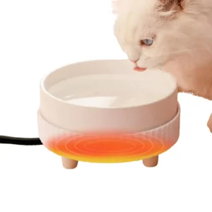 Heated Dog Water Bowl Rechargeable Pet Water Bowl Heater Quiet Pet Water Bowl Heater Animal Drinking Bowl Pet Water Dispenser
