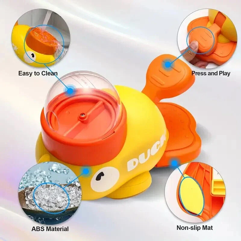 Pet Automatic Feeder Yellow Duck-Shaped Food Treat Dispenser Interactive Training Puzzle Toy Snack Feeder for Dogs and Cats - Image 6