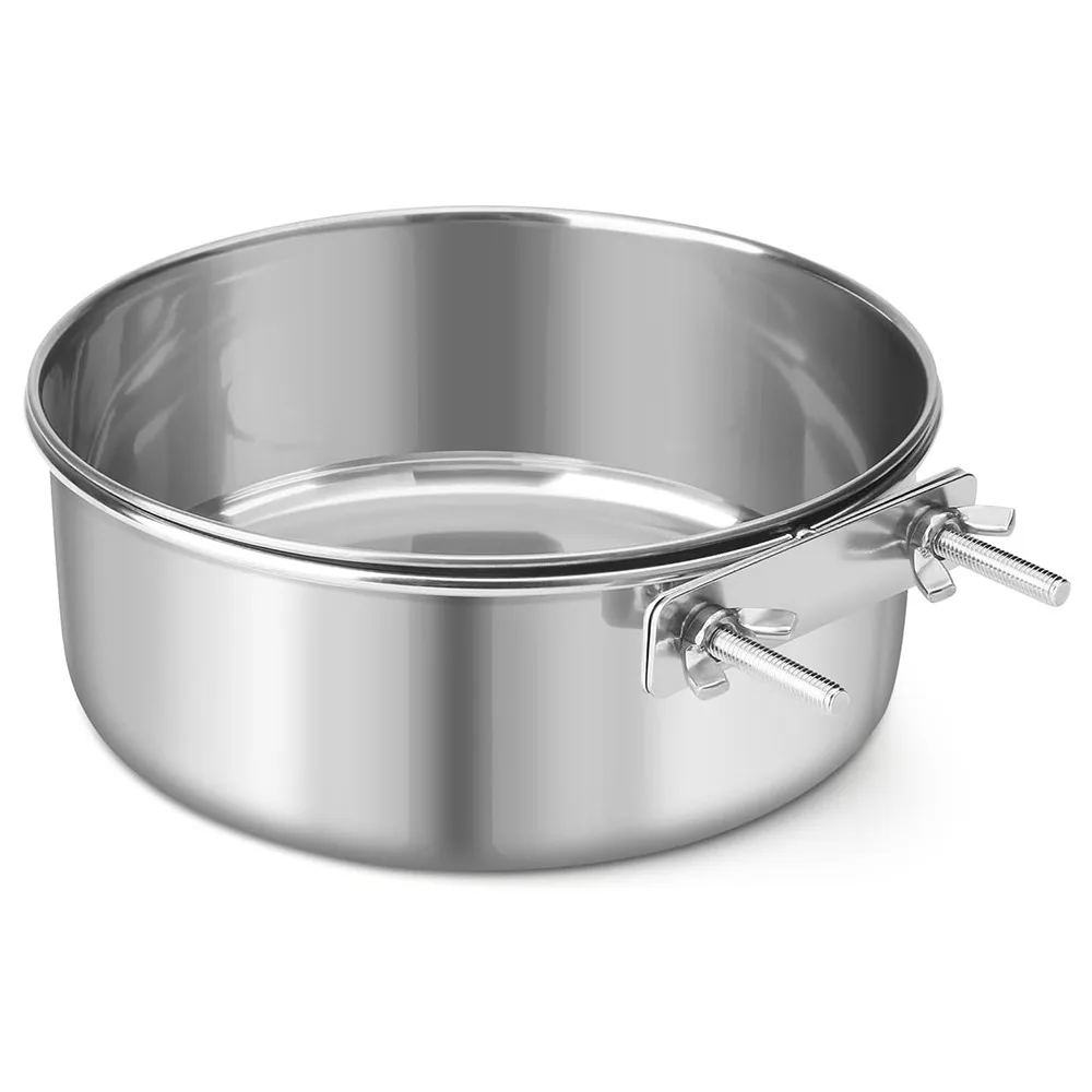 New Stainless Steel Pet Bowl Anti-gnawing Hanging Pet Feeder Cage Food Dispenser Cat Dog - Image 8