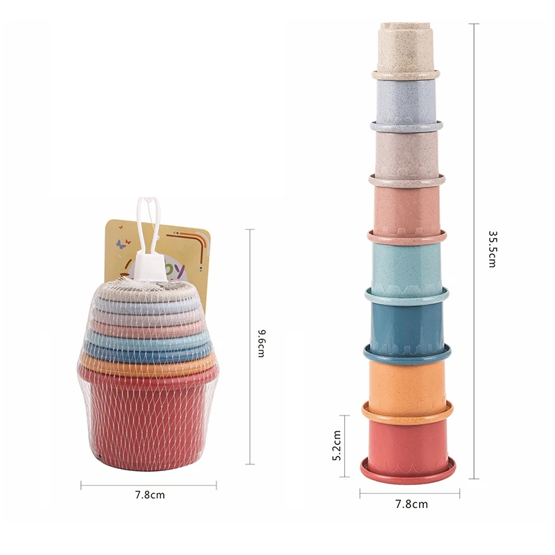 Stacking Cups Toy For Rabbits, Multi-colored Reusable Small Animals Puzzle Toys For Hiding Food Playing, Small Animals Pet Toys - Image 7