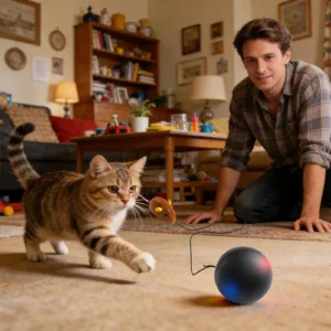 Cat Ball Toy Automatic Electric Moving Games Electric Rolling Ball Cat Toy For Kitten Puppy Dog Pet Play Exercise Enrichment