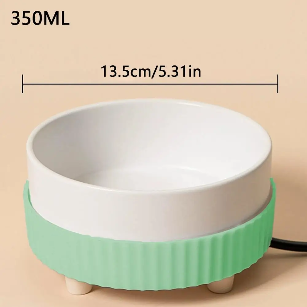 Heated Dog Water Bowl Rechargeable Pet Water Bowl Heater Quiet Pet Water Bowl Heater Animal Drinking Bowl Pet Water Dispenser - Image 7