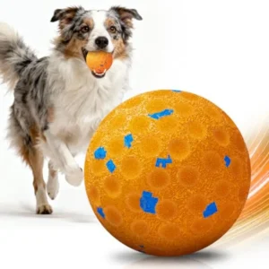 Interactive Dog Toys - Chew-Proof Dog Ball for Aggressive Chewers Self-Moving Automatic Vibration with 3 Modes IP54 Waterproof