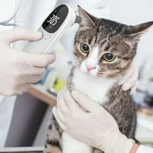 Pet Dog Cat Ear Digital Thermometer For Cats Animal Measuring, Non-Contact Electronic Animal Thermometers For Home Clinic Use