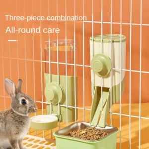 500ML Pet Chinchilla Hanging Feeding Waterer Easy Install Pigeon Rabbit Small Animal Automatic Feeding Water Bowl Pet Products