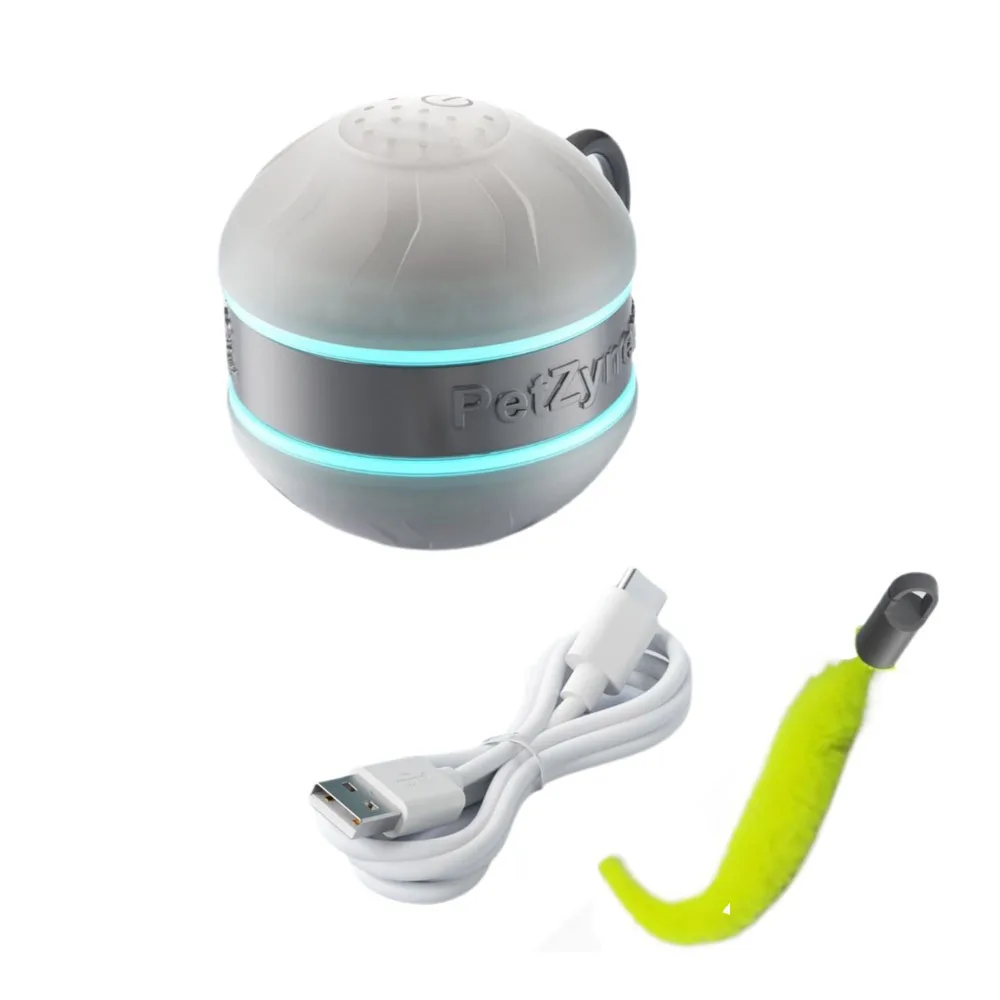 USB Rechargeable Interactive Cat Toy Ball Rotating Anti-Depression Cat Interactive Ball with Tail Bite Resistant - Image 9