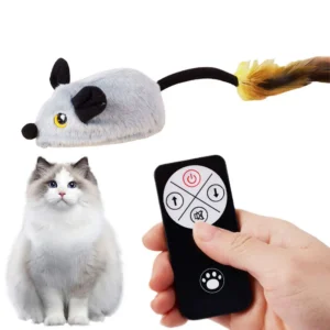 Interactive Cat Toy Electronic Mouse Moving Cat Toys Mice Moving Toy Moving Cat Mouse Toy for Cat Self Play Exercise