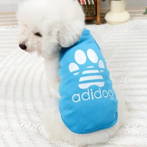 1PC Summer Pet Clothing Soft Polyester Teddy Dog Thin Tank Top Breathable and Cool Dog Cat Clothing Small Puppy Dogs Vests