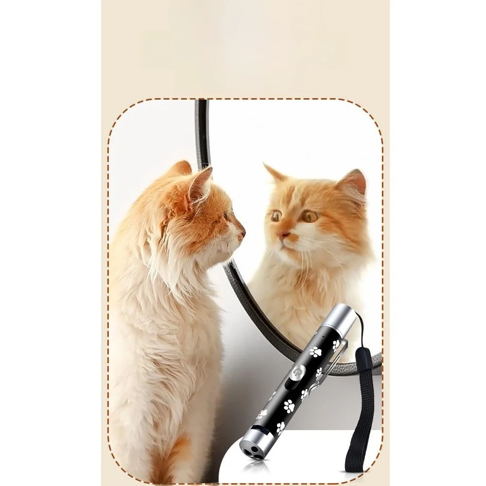 Interactive Laser Pointer Toy for Kittens Feline Entertainment Irritant Free Laser Light LED Scratching Lamp - Image 4