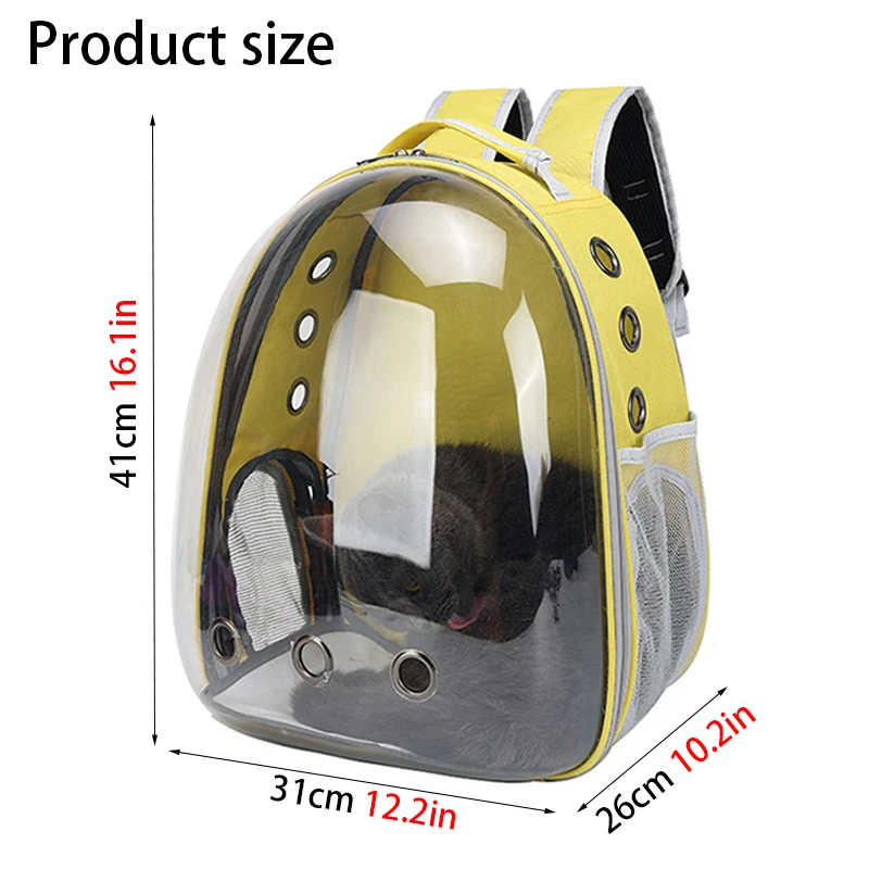 Cat Pet Carriers Dog pet backpacks portable transparent space capsules Soft Side Backpack Travel Bags Outgoing cat supplies - Image 6