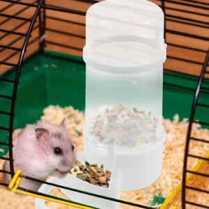 2Pcs Small Pet Automatic Feeder Rabbits Hamster Drinking Bowl Self Dispensing Water Dispenser Pet Automatic Feeder