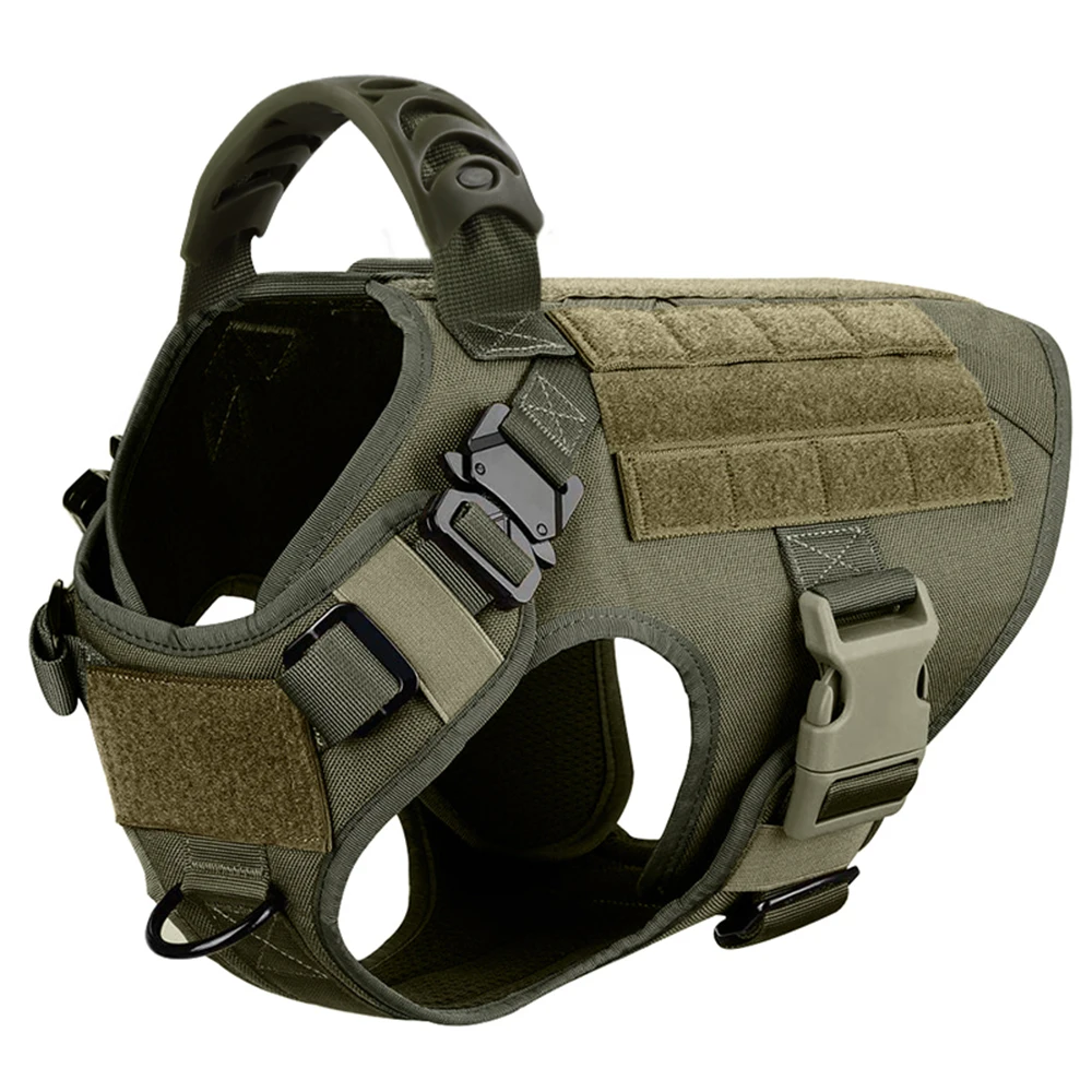 Military Large Dog Harness Pet German Shepherd Malinois Training Vest Tactical Medium Dog Harnesses Hunting For Dogs Accessories - Image 8