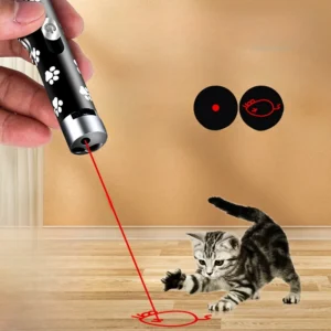 Interactive Laser Pointer  Toy for Kittens Feline Entertainment Irritant Free Laser Light LED  Scratching Lamp