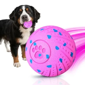 Interactive Dog Toys: Smart Dog Ball Auto-Bounce Vibrating and Jumping Action! Durable Duraspin Design for Aggressive Chewers.