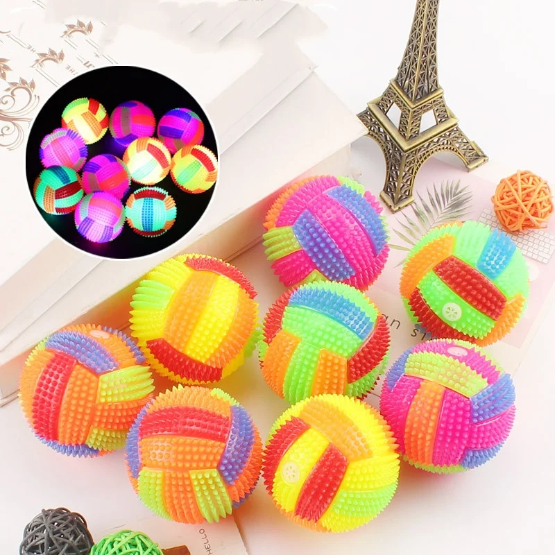 Glowing ball in the dark, squeaking toy, bouncing activated toy, PET ball, puppy, cat, dog, easy to clean - Image 4