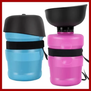 Pet Dog Water Bottle Bowl Foldable Leak-proof Water Food Cup Pet Feeder Bowl Portable Large Capacity Pet Outdoor Drinking Bowl