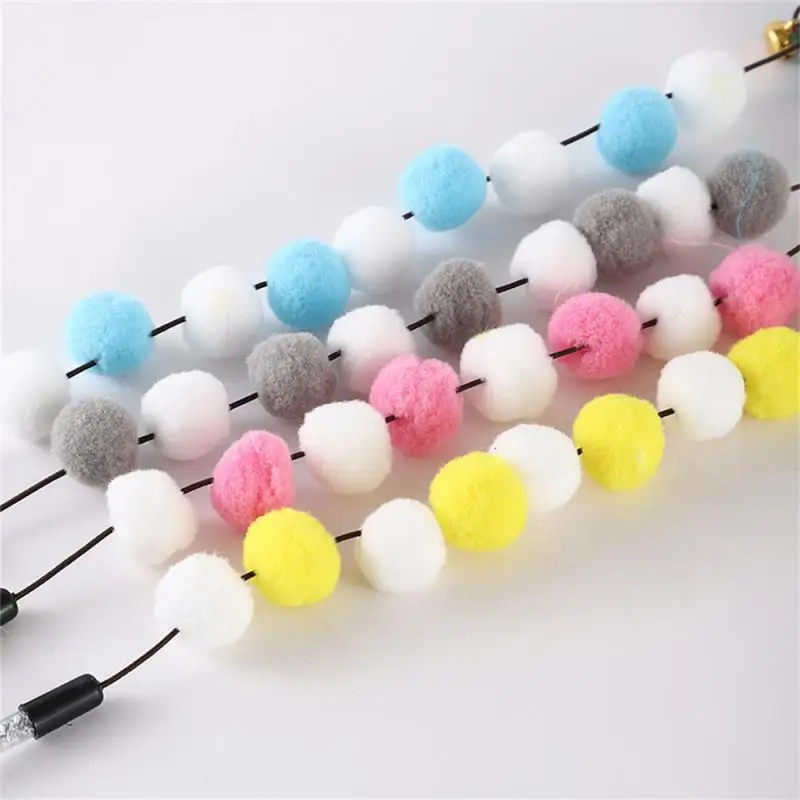 Funny Kitten Cat Teaser Interactive Toy Rod With Bell And Toys For Cats Teaser Interactive Toy Rod Pet Cats Toys Stick - Image 5
