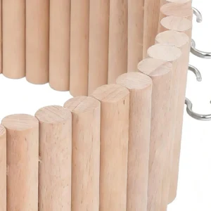 Hamster Ramp Small Animal Cage Accessories Chew Fence Hamster Wooden Bridge For Mouse Chinchilla Reptile Sugar Glider Gerbil