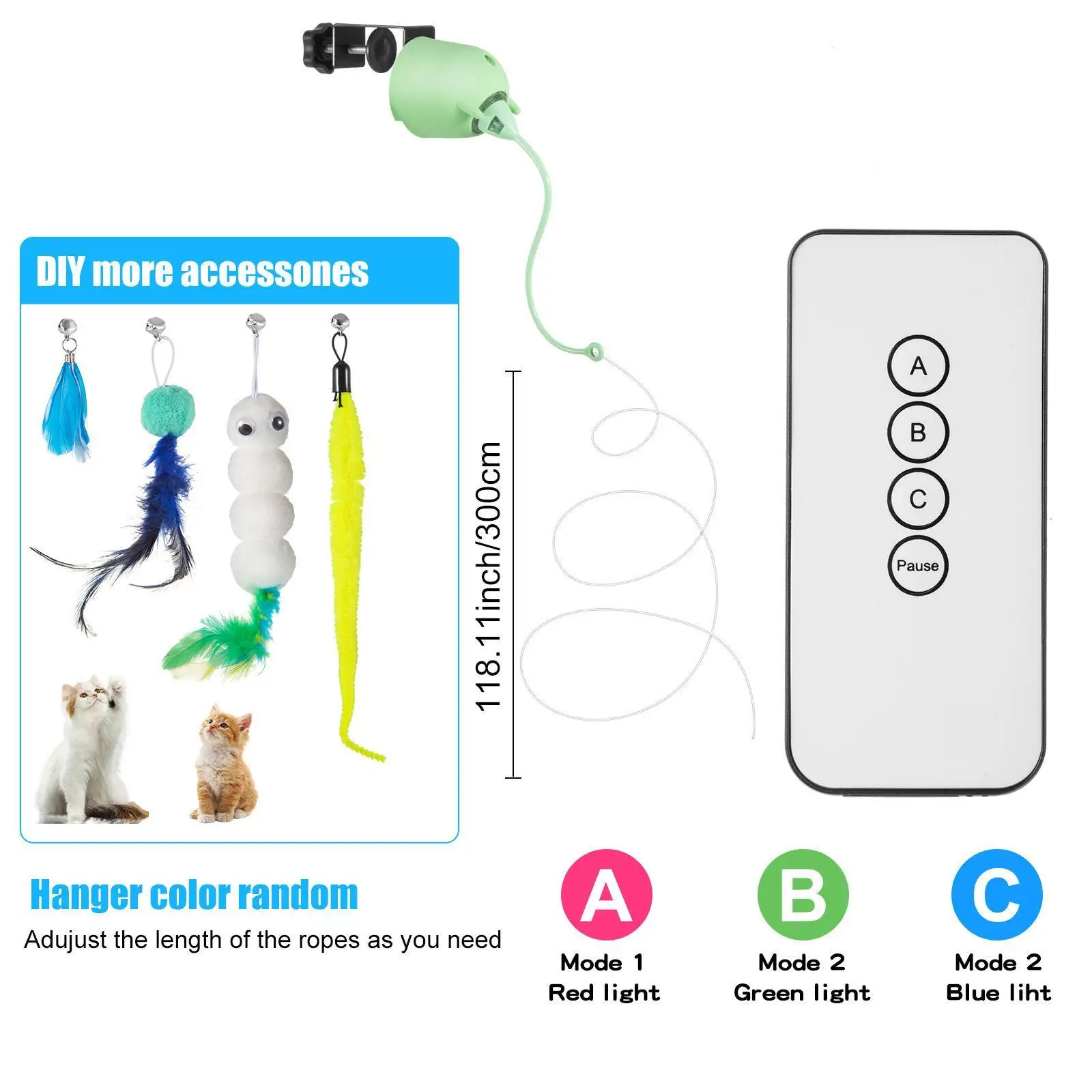 Interactive Cat Toy Electric Kitten Toy for Adult Cats Household Enrichment - Image 4