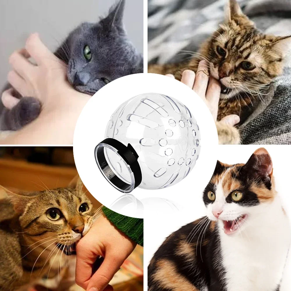 Cat Muzzle Anti-Bite Breathable Protective Space Hood Anti-Licking Grooming Mask Cats Bathing Grooming Bag Small Pets Supplies - Image 2