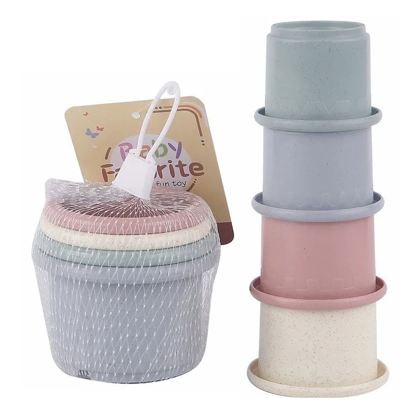 Stacking Cups Toy For Rabbits, Multi-colored Reusable Small Animals Puzzle Toys For Hiding Food Playing, Small Animals Pet Toys - Image 5