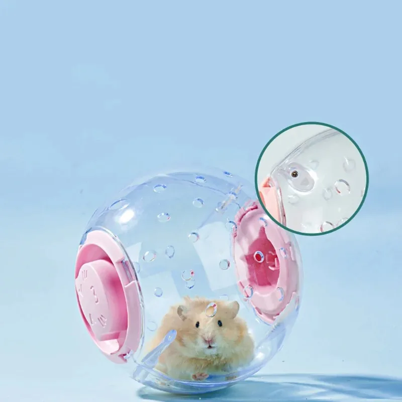 Hamster Running Ball Toy Transparent Strap Running Wheel Roller Sports Ball Golden Bear Mouse Slider Pet Supplies - Image 5