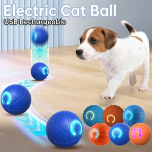 Intelligent Electric Cat Ball Toys Self-Moving Electronic Rotating Cat Ball 200mAh Pet Exercise Chase Toy Ball for Cats Training
