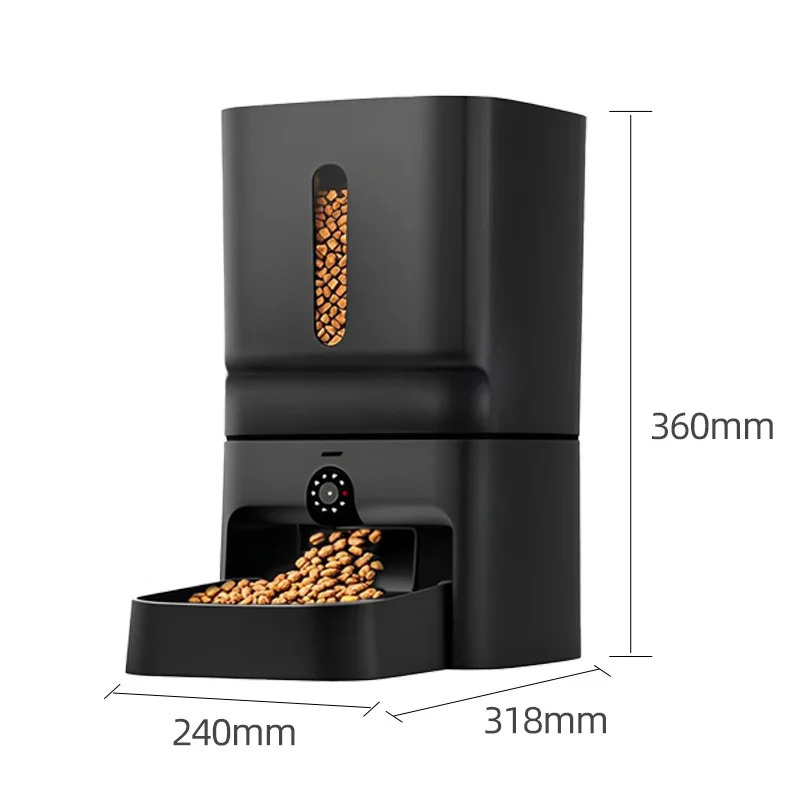 Smart Automatic Cat Feeder 7L with 1080P Camera Night Vision WiFi 2.4G/5G APP Control Voice Call Pet Food Dispenser for Cats Dog - Image 4