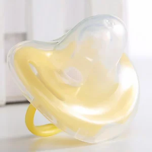 Pacifiers For Cats Puppy Pacifier For Small Dogs 4 Pieces Silicone Chew Toy Butterfly-Shaped Teething Supplies For Pet Animals