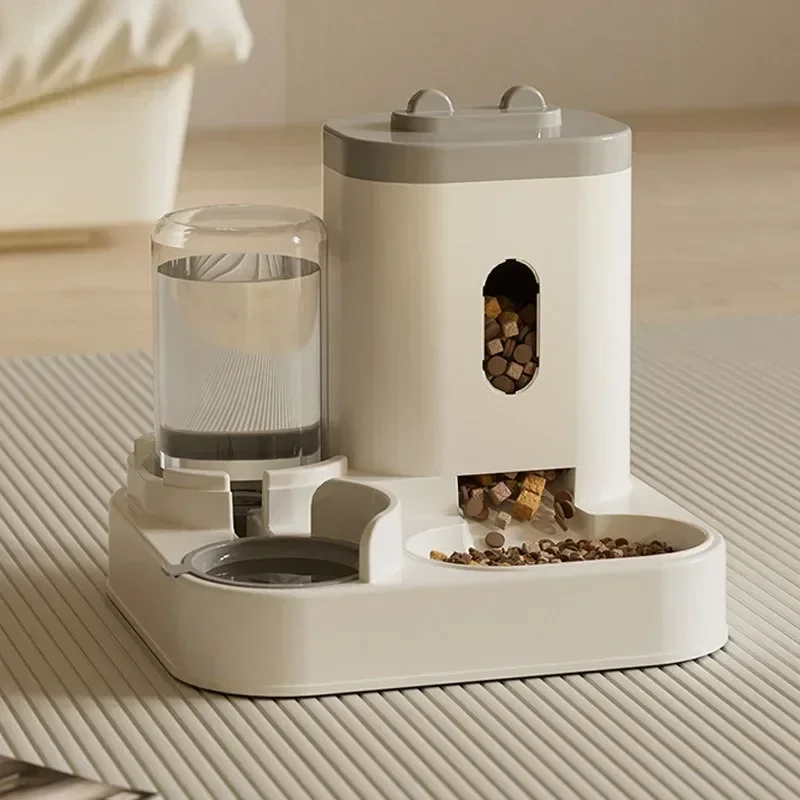 Automatic Feeder Cat Dog Food Bowl With Water Fountain Pet Large Capacity Raised Stand Dish Bowl For Cat Drinker Accessories - Image 7