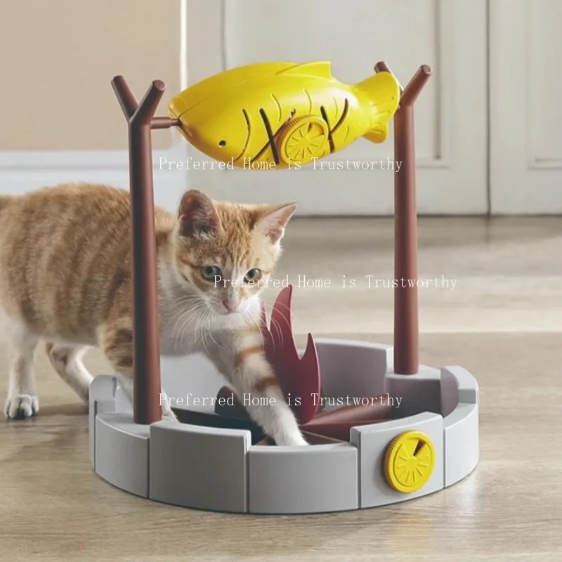 Suitable for Grilled Fish, Cat Toys, Freeze-dried Snacks, Hidden Food Containers, and Self Entertaining Cat Products - Image 5