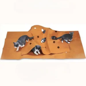 Pet Felt Cats Agility Training Pad Cat Tunnel Cat Maze Pet Cats Toy Bite Pad Toys Interactive