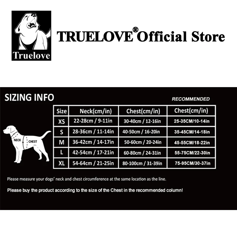 Truelove Double H Harness Neoprene Padding Durable Strong Reflective Gow in the Dark Aluminum Alloy Fitting Light Weight TLH6571 - Image 4