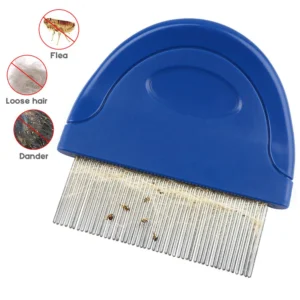 Flea Comb for Cat Dog, Pet Hair Removal Comb