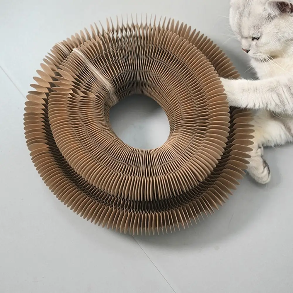Durable Transformable Kitty Kurlz Cat Toy No Crumbs Wear-Resistant Cat Scratching Board Resistant To Scratching Cat Scratcher - Image 5